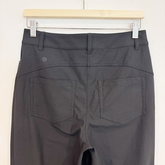 NWOT Lululemon City Sleek 5 Pocket Wide Leg High Rise 7/8 Pants Black 28 - Picture 8 of 11